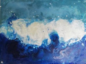 water wave , Atlantic, Painting