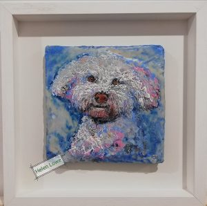 Pet portrait dog painting